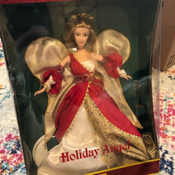 holiday angel barbie collection
